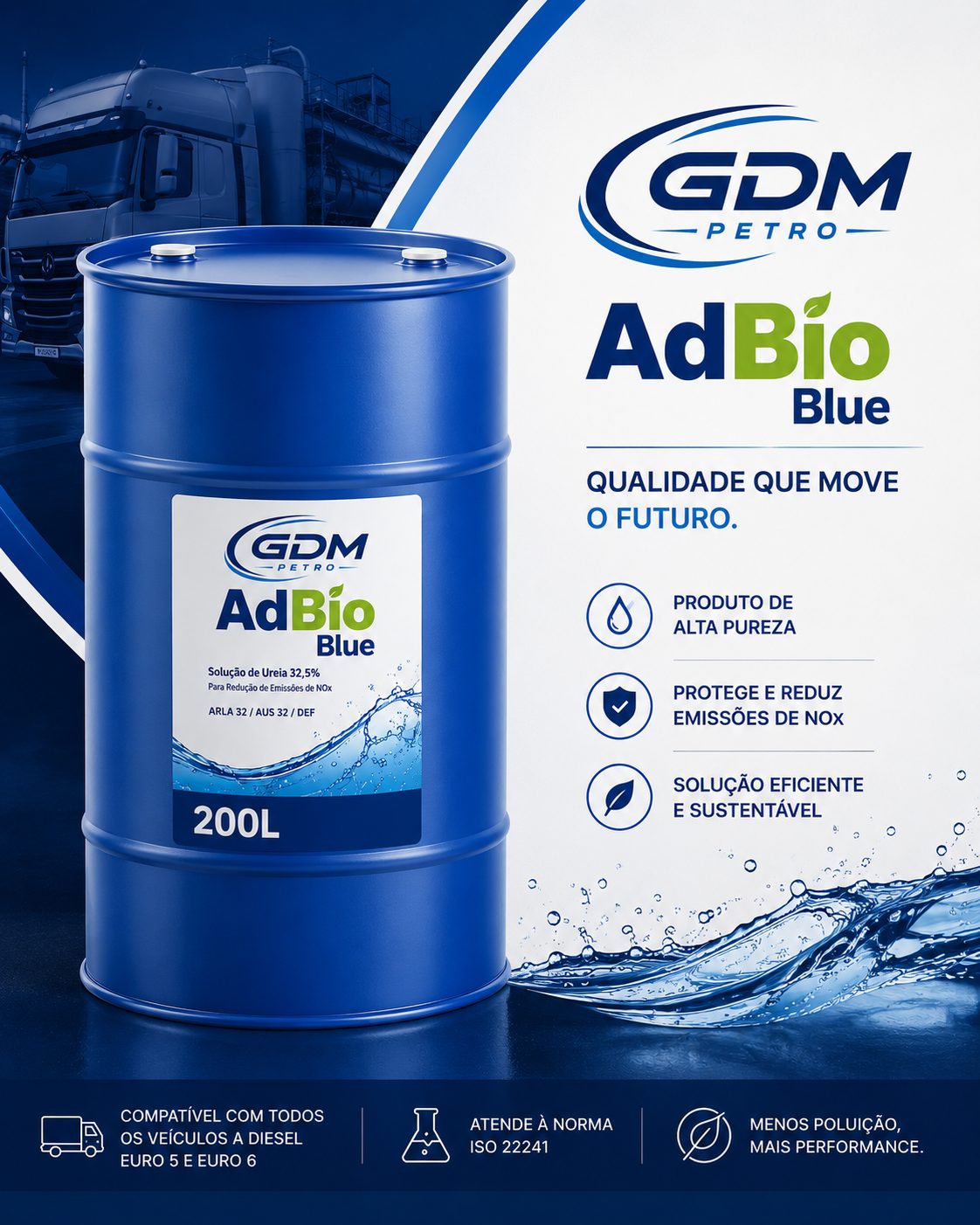 AdBio Blue 200 L Tambor