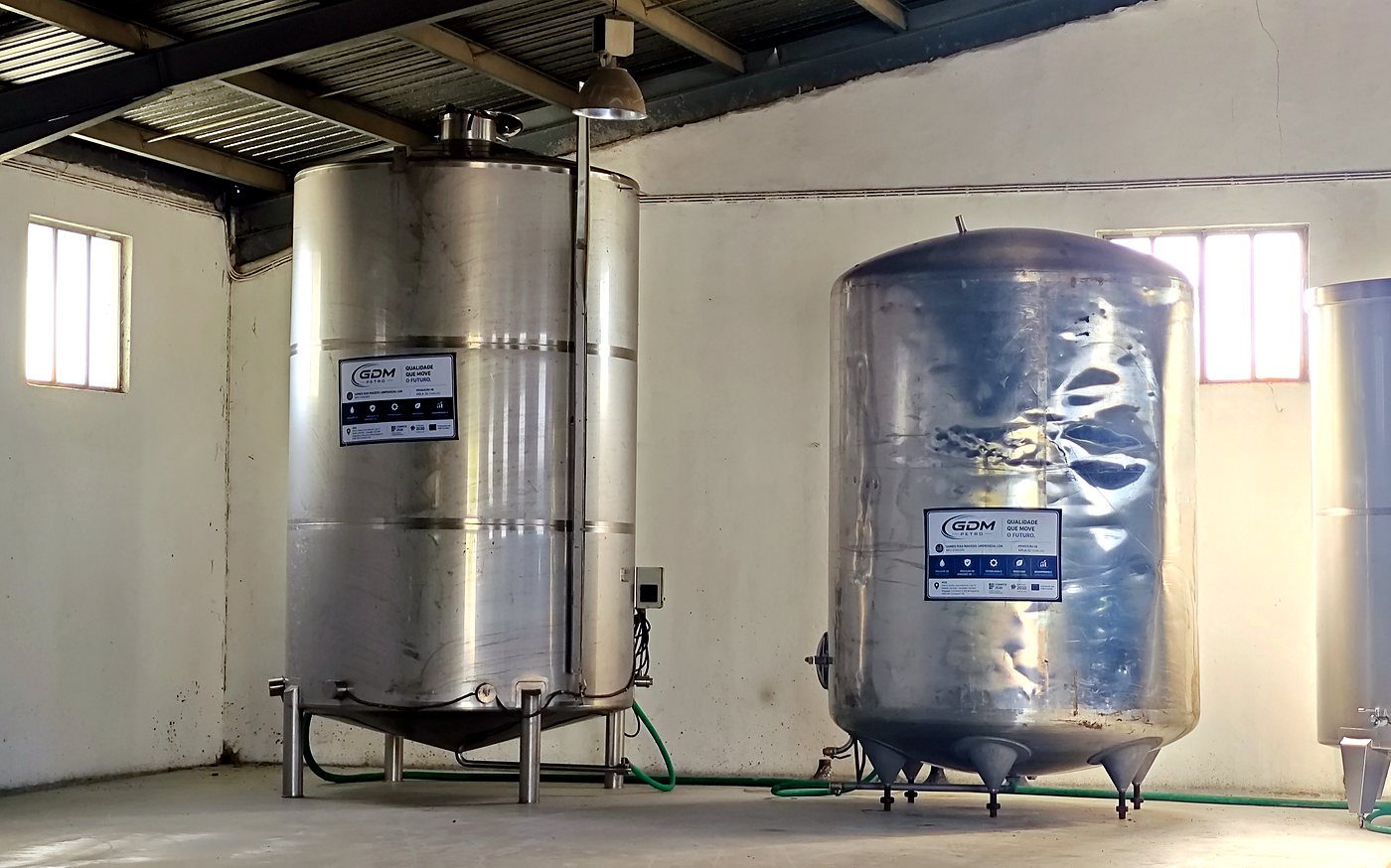 Tanques de mistura em aço inoxidável